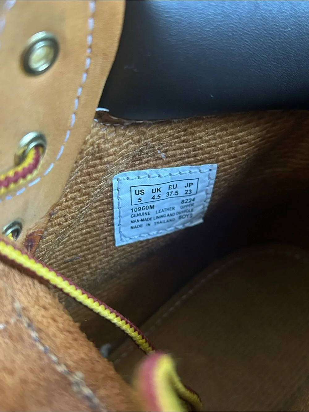 Timberland Wheat Nubuck Lace-Up Work Boots with Black Collar